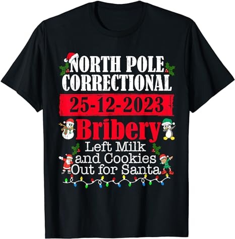 15 North Pole Correctional Shirt Designs Bundle For Commercial Use Part 2, North Pole Correctional T-shirt, North Pole Correctional png file