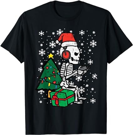 15 Skeleton Christmas Shirt Designs Bundle For Commercial Use Part 2, Skeleton Christmas T-shirt, Skeleton Christmas png file, Skeleton Chri