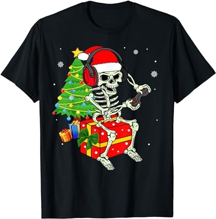 15 Skeleton Christmas Shirt Designs Bundle For Commercial Use Part 2, Skeleton Christmas T-shirt, Skeleton Christmas png file, Skeleton Chri