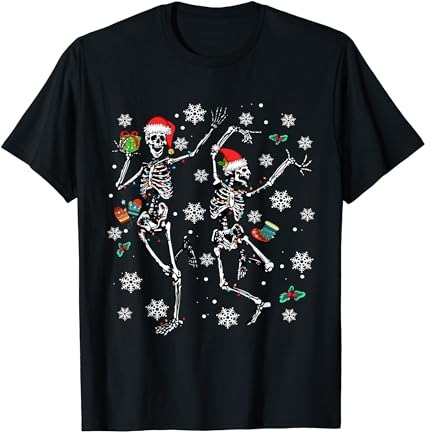 15 Skeleton Christmas Shirt Designs Bundle For Commercial Use Part 1, Skeleton Christmas T-shirt, Skeleton Christmas png file, Skeleton Chri