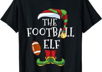 American Football Elf Family Matching Christmas Funny T-Shirt