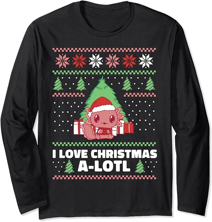 15 Christmas Axolotl Shirt Designs Bundle For Commercial Use Part 2, Christmas Axolotl T-shirt, Christmas Axolotl png file, Christmas Axolot