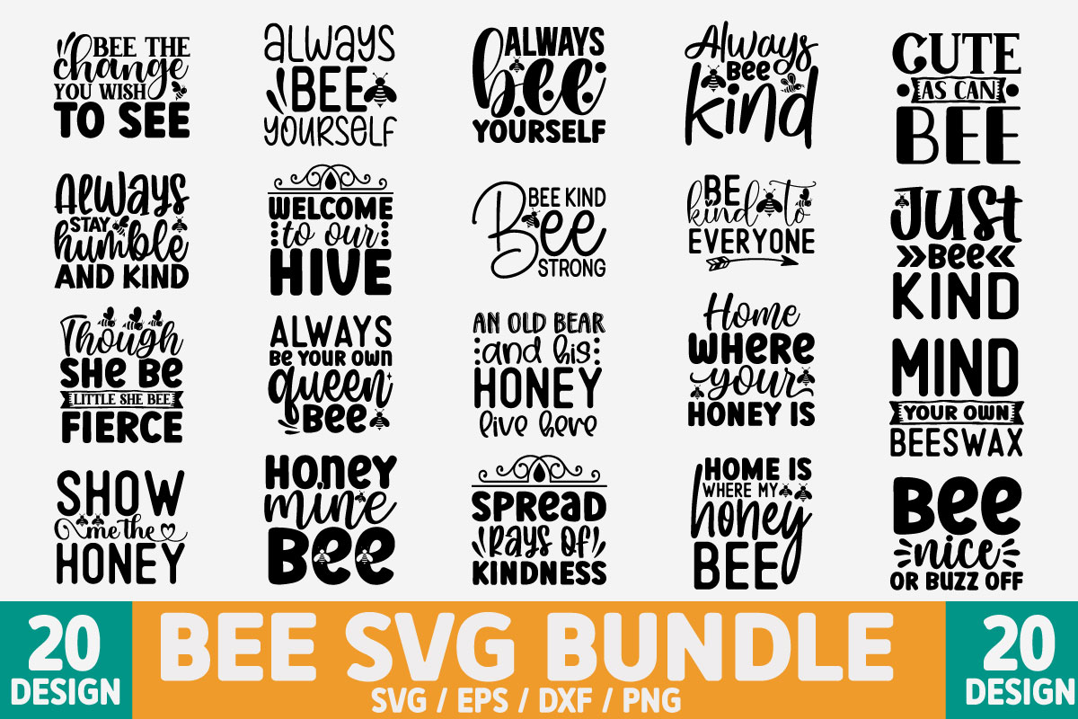 Bee SVG Bundle - Buy t-shirt designs