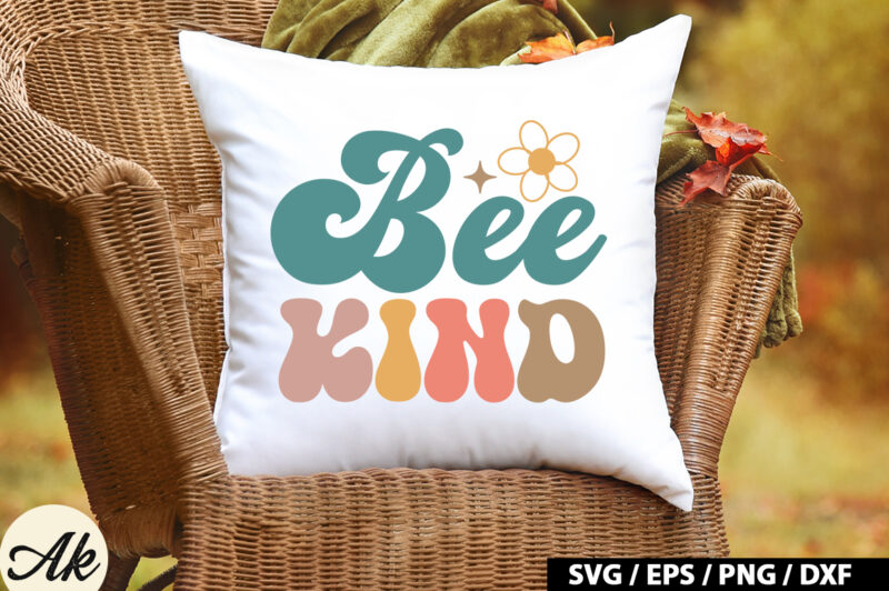 Bee kind Retro SVG