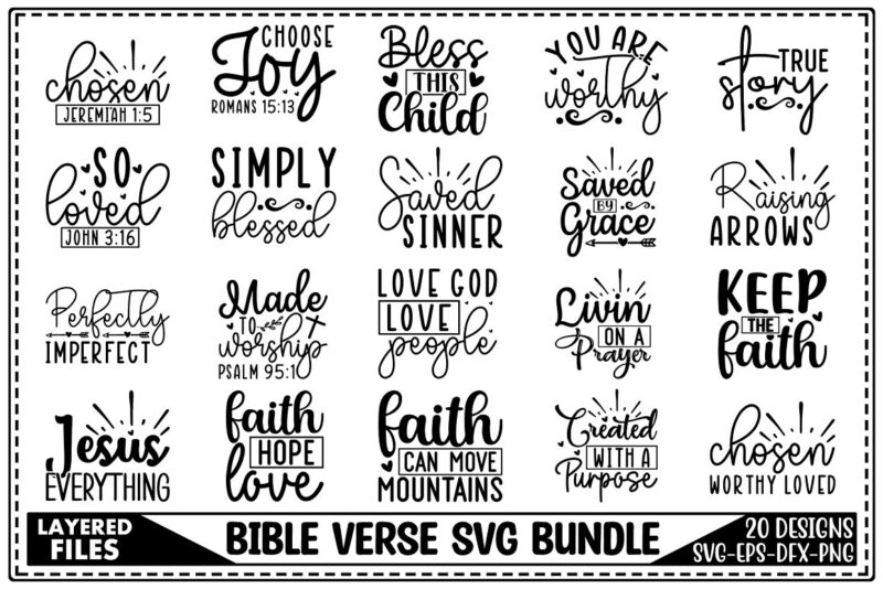 Bible Verse SVG Bundle