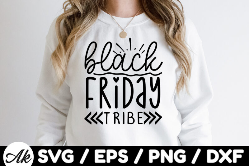 Black friday tribe SVG