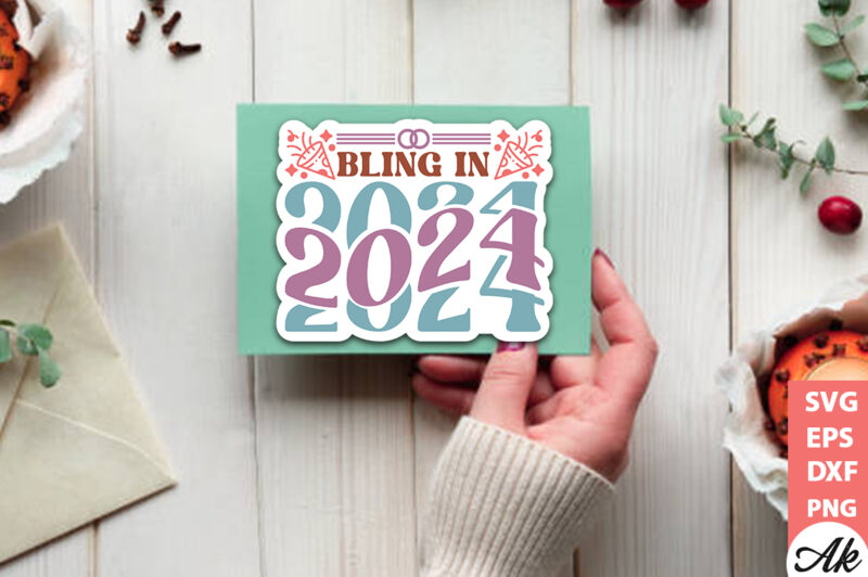 Bling in 2024 Stickers Design