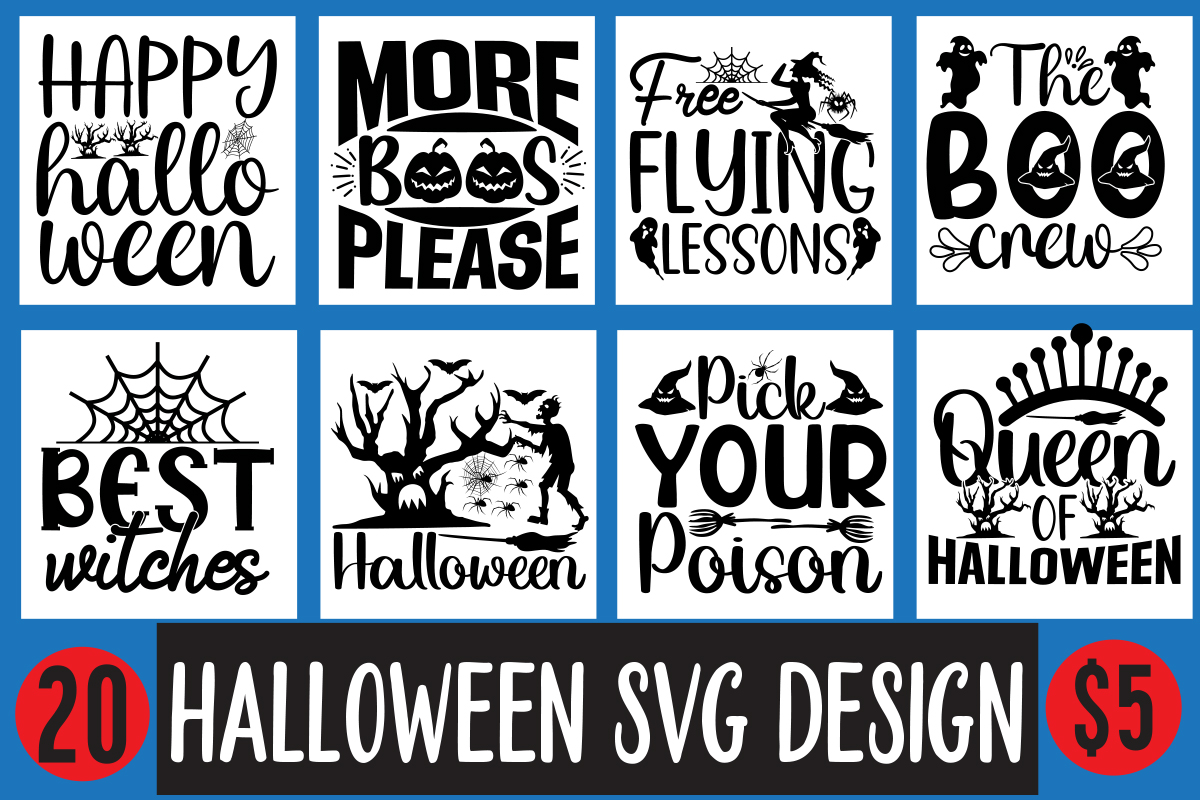 Halloween SVG design bundle, Halloween SVG design,Halloween Quotes ...