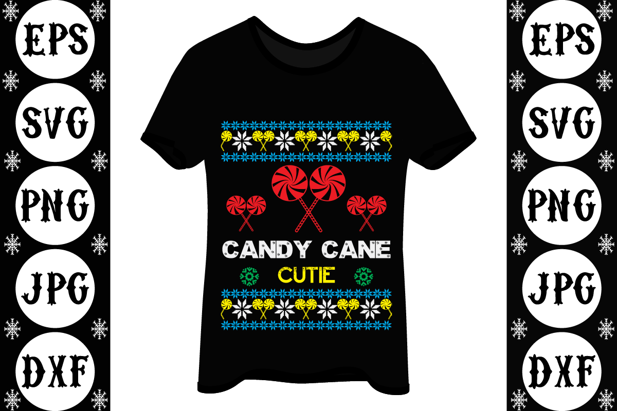 Candy Cane Cutie - Buy T-shirt Designs