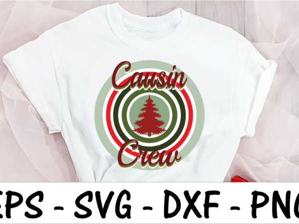 Causin crew t shirt vector file