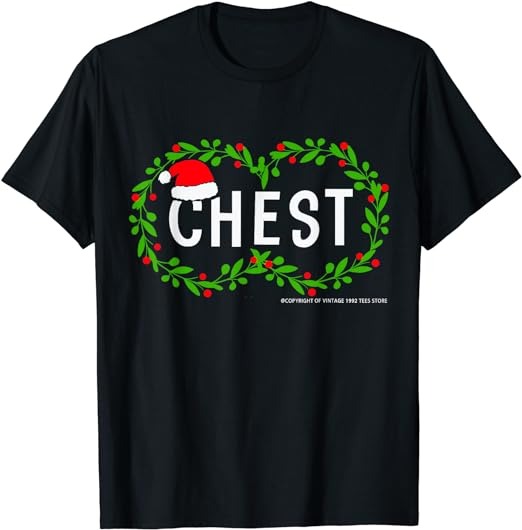 Chest Nuts Christmas Shirt Funny Matching Couple Chestnuts T-Shirt