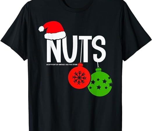 Chest nuts christmas shirt funny matching couple chestnuts t-shirt