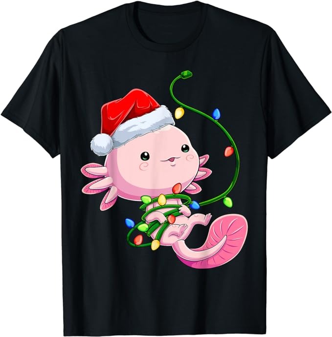 15 Christmas Axolotl Shirt Designs Bundle For Commercial Use Part 2, Christmas Axolotl T-shirt, Christmas Axolotl png file, Christmas Axolot