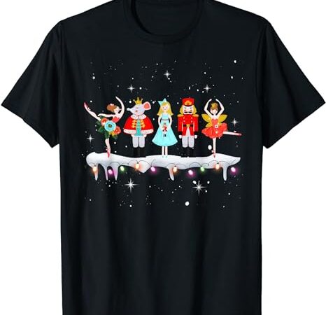 Christmas ballet clara mouse king princess nutcracker t-shirt