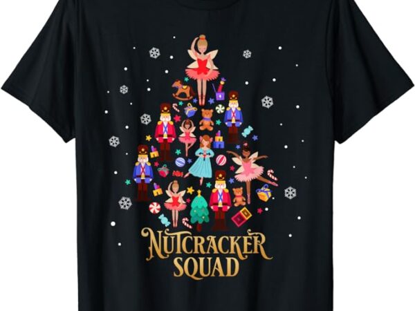 Christmas nutcracker squad ballet dance women kids girls t-shirt 3