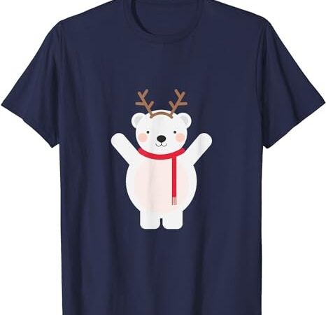 Christmas polar bear t-shirt