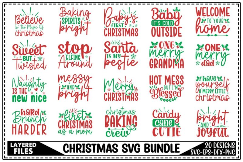 Christmas SVG Bundle