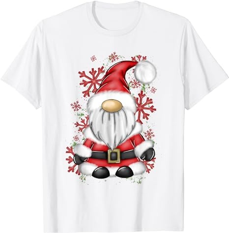 Christmas Shirt Men Mr Claus Santa Gnome Christmas Pajamas T-Shirt