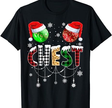 Christmas t shirt matching couple family chestnuts t-shirt