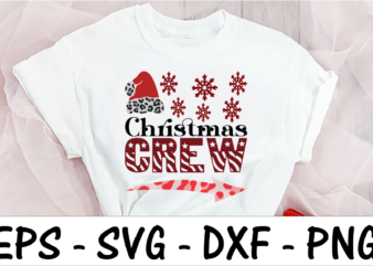 Christmas crew t shirt vector file