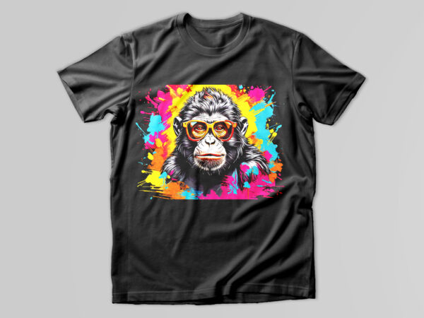 Apes art t-shirt design