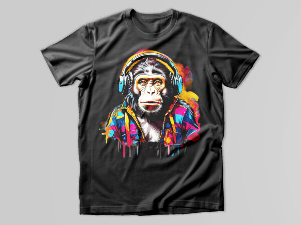 Apes art t-shirt design