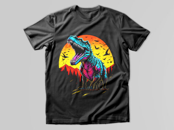 Dinosaur t shirt design