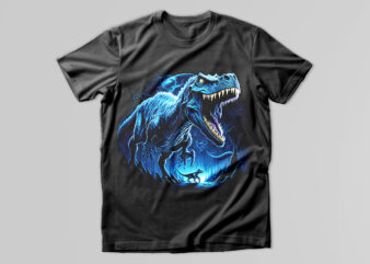 Dinosaur t shirt design