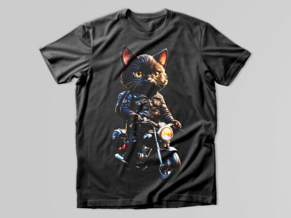 Cat t-shirt design