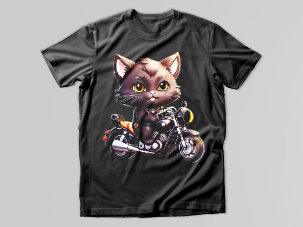 Cat t-shirt design