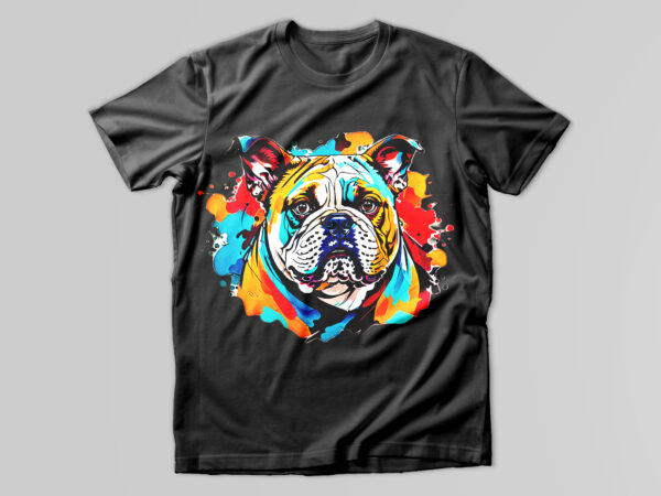 Dog t-shirt design