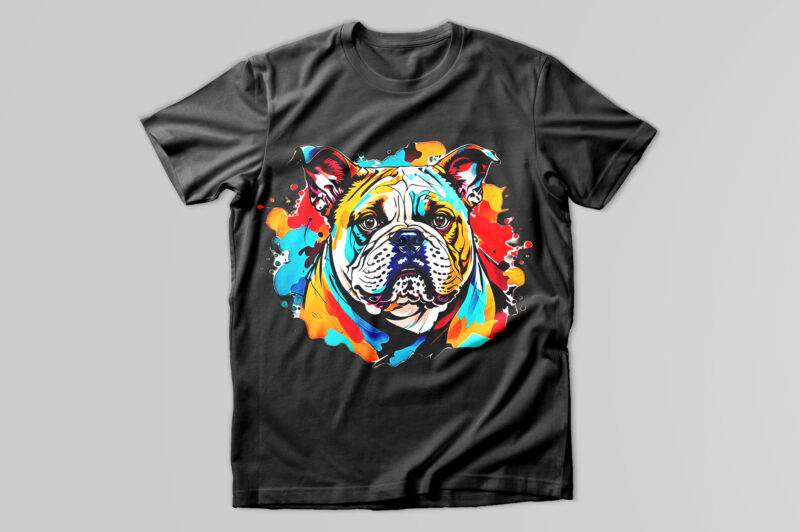 Dog t-shirt design