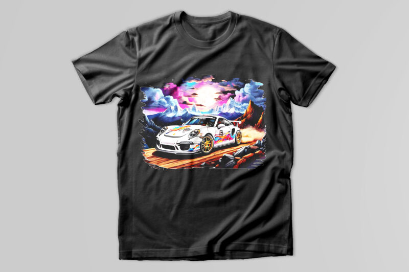 Car t-shirt design - Buy t-shirt designs