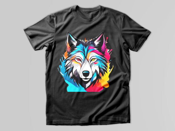 Wolf t-shirt design