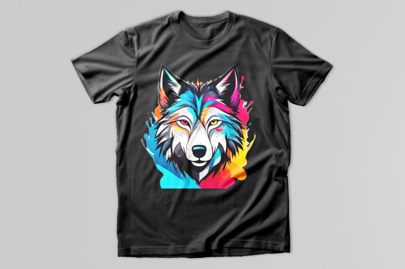 Wolf t-shirt design