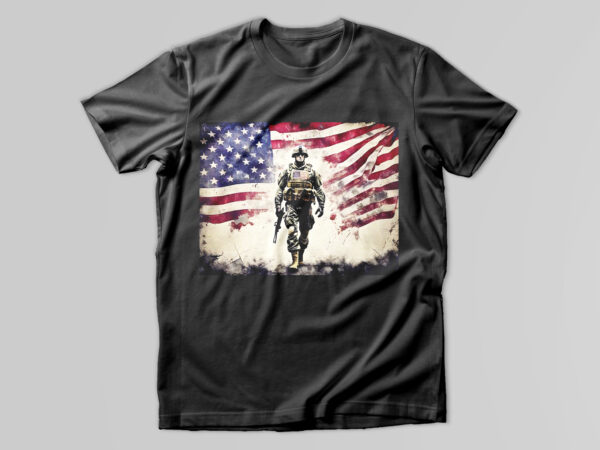 Soldier t -shirt design