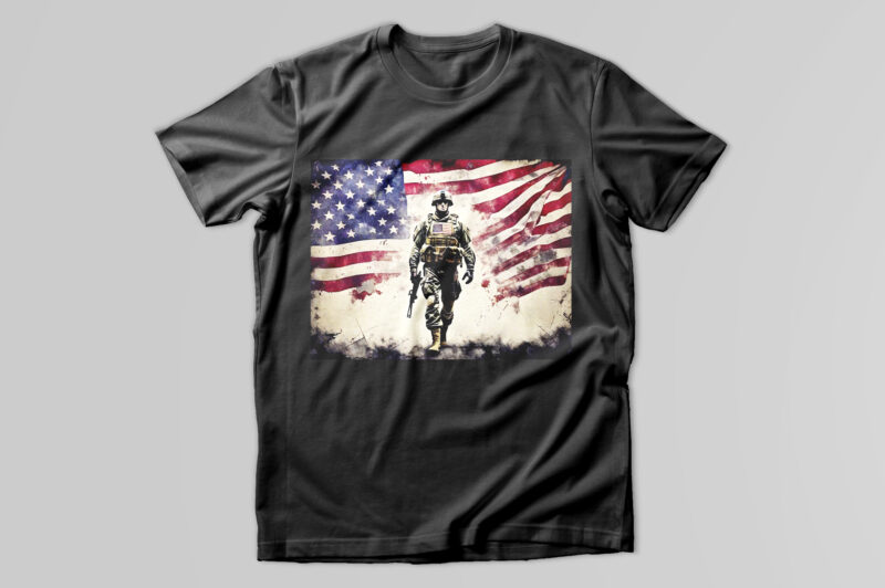 Soldier t -shirt design