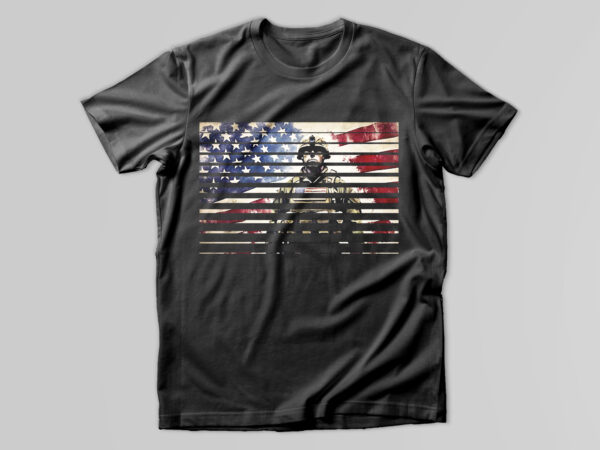 Soldier t -shirt design