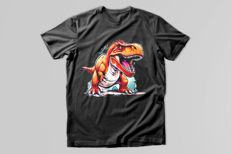 Dinosaur t shirt design