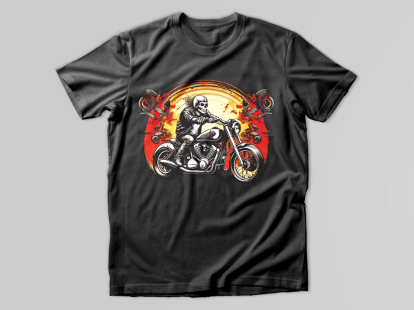 Motorcycle t-shirt design