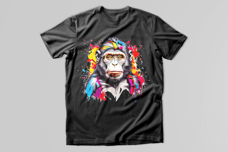 Apes Art T-Shirt Design