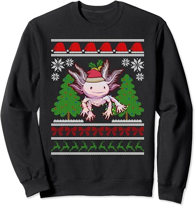 15 Christmas Axolotl Shirt Designs Bundle For Commercial Use Part 2, Christmas Axolotl T-shirt, Christmas Axolotl png file, Christmas Axolot