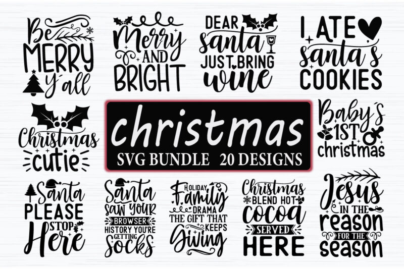 Christmas Mega SVG Bundle