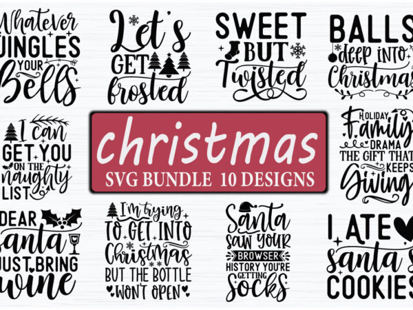 Cute Christmas SVG Bundle - Buy t-shirt designs