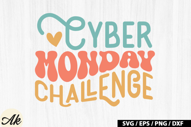 Cyber monday challenge Retro SVG