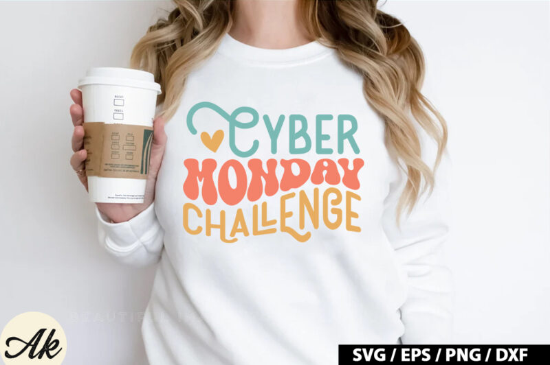 Cyber monday challenge Retro SVG