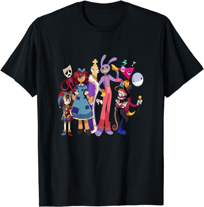 Digital Circus Pomni Funny Ragatha Jax Kinger DigitalCircus T-Shirt PNG File