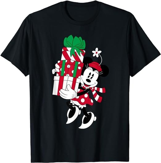 Disney Minnie Mouse Holiday Gifts T-Shirt