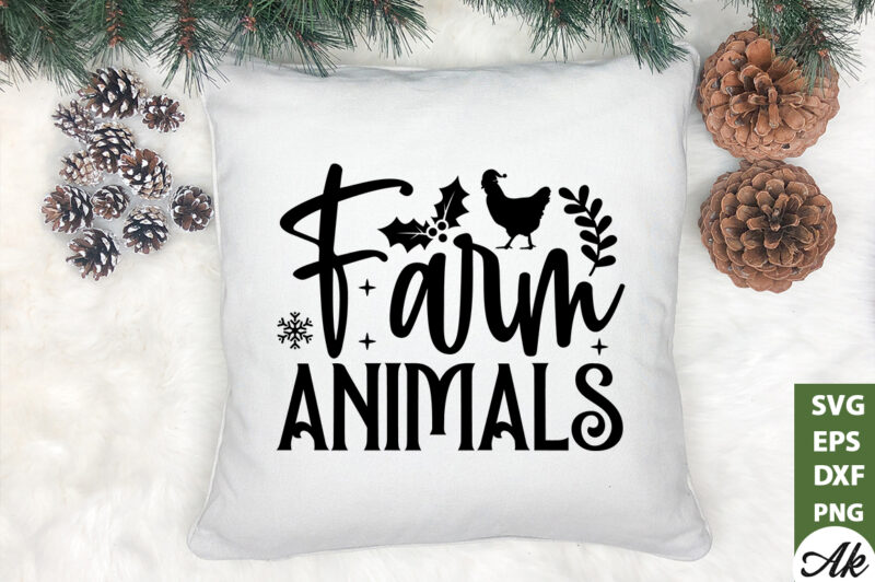 Farm animals SVG