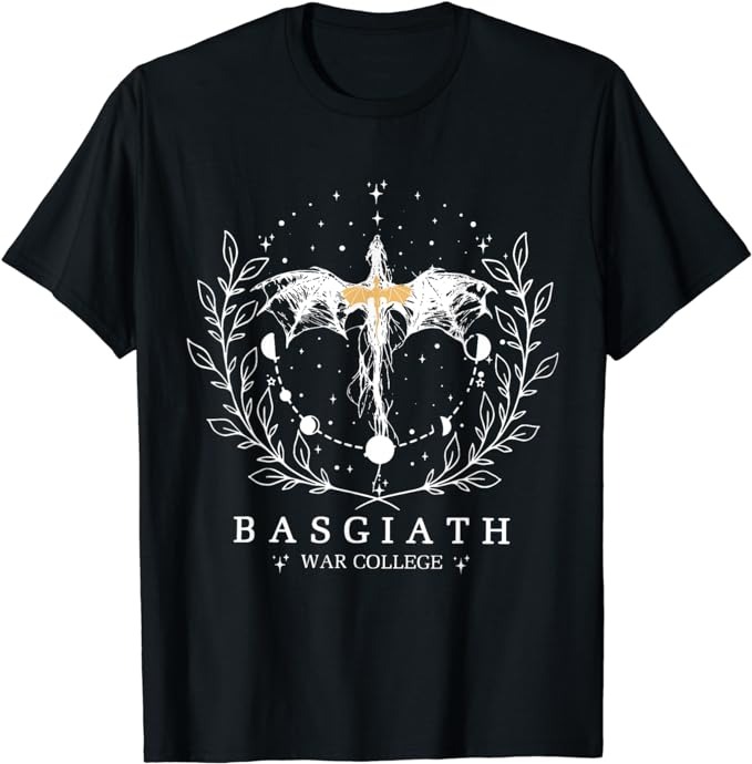 Fourth Wing Basgiath War College Bookish Men Women T-Shirt png file